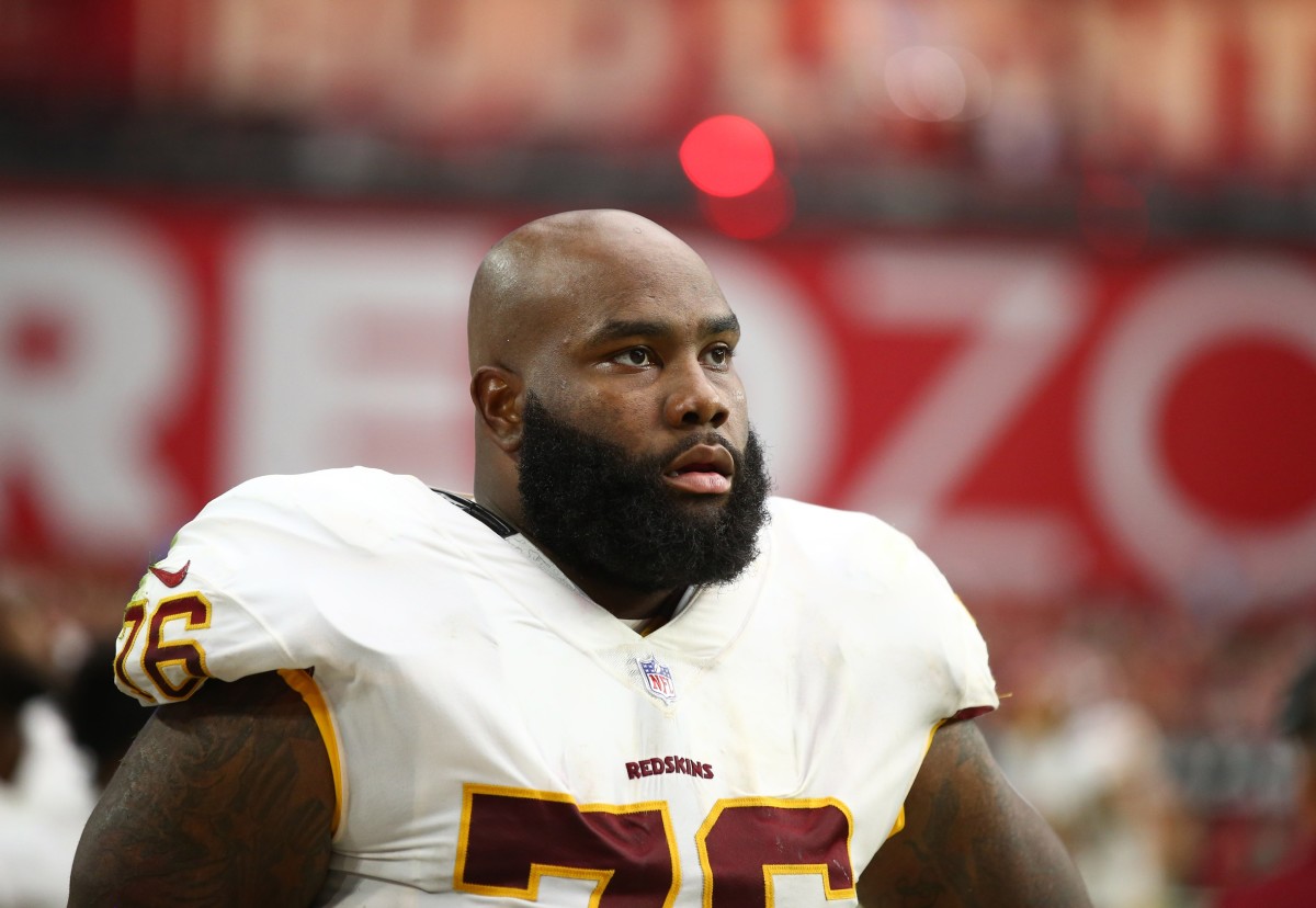 Washington Football Team lineman Morgan Moses